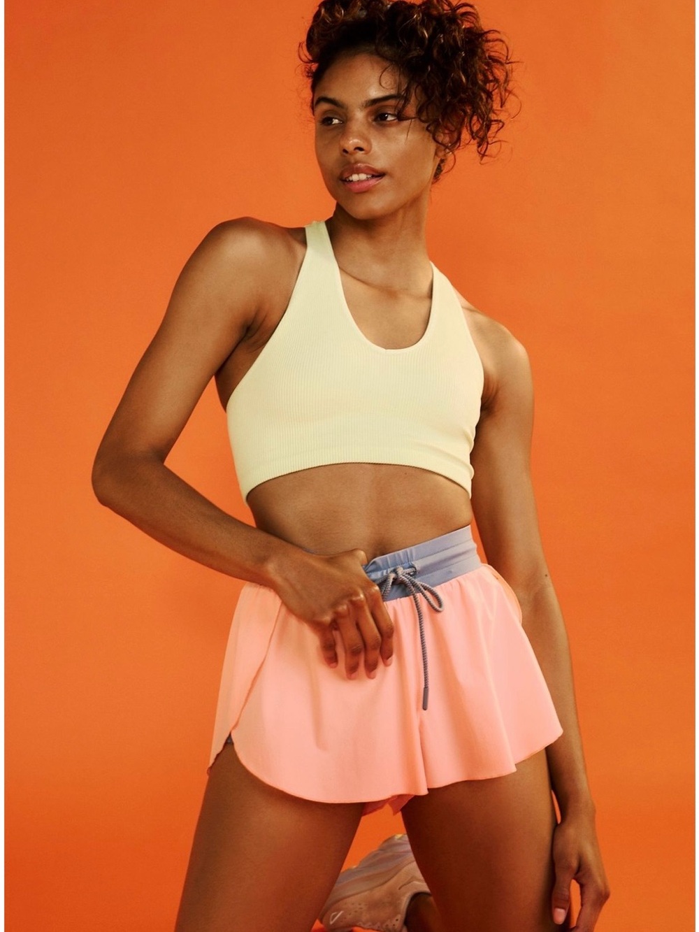 Free People Movement Day Dream 2-In-1 Shorts in Melon Combo